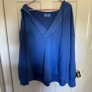 Old Navy Heather purple Terry Pullover